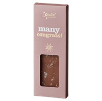 "Many Congrats" Chokoladeplade fra Xocolatl 50 g   